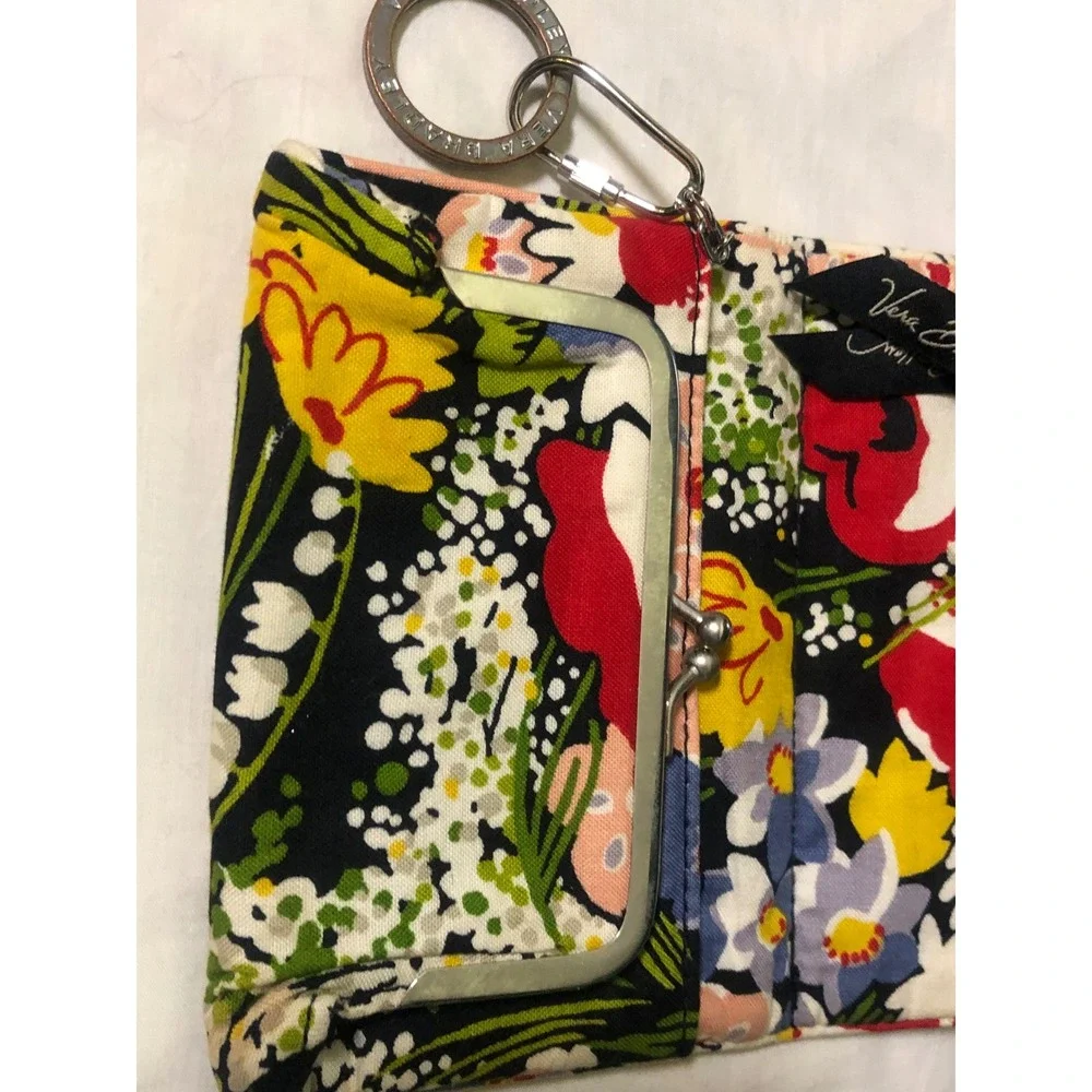 Vera Bradley Poppy Fields Kisslock Wallet